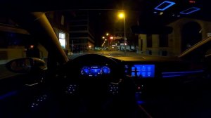 New Volkswagen GOLF 8 (2020) - Night POV TEST drive (PURE driving & ENGINE SOUND) 2.0 TDI 150 HP DS