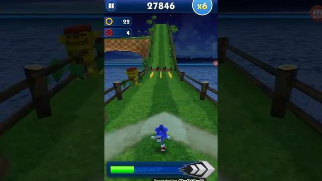 Обзор игры Sonic Dash смотреть онлайн
