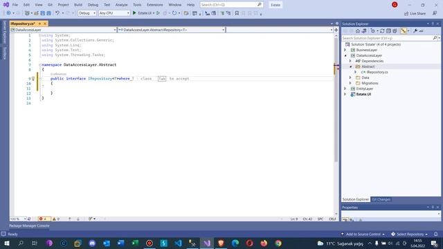 .Net Core 5.0 ile Emlak Sitesi - Generic Repository Interface Oluşturulması смотреть онлайн