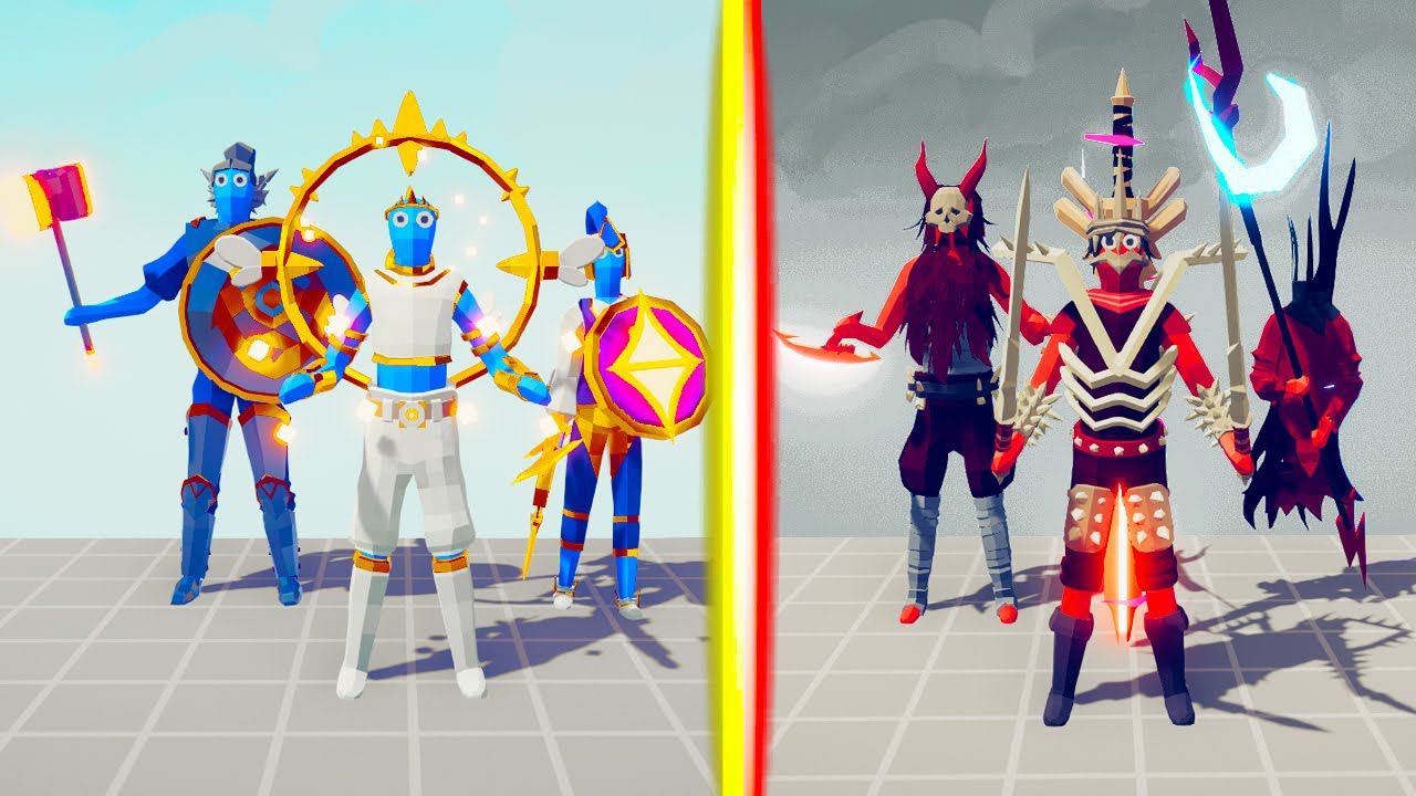 GOOD TEAM vs EVIL TEAM | TABS - Totally Accurate Battle Simulator смотреть онлайн