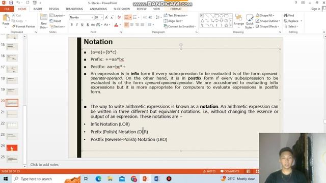 IMPLEMENTING STACKS IN ARRAY FT. INFIX TO PREFIX CONVERSION смотреть онлайн