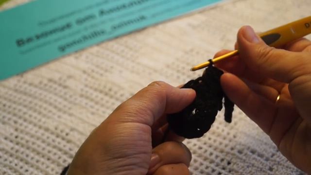 Паучок крючком, crochet spider ( В №106) смотреть онлайн