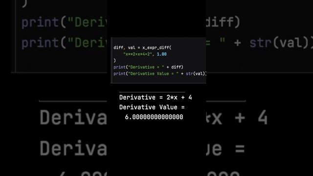 How to differentiate a mathematical expression using Python смотреть онлайн