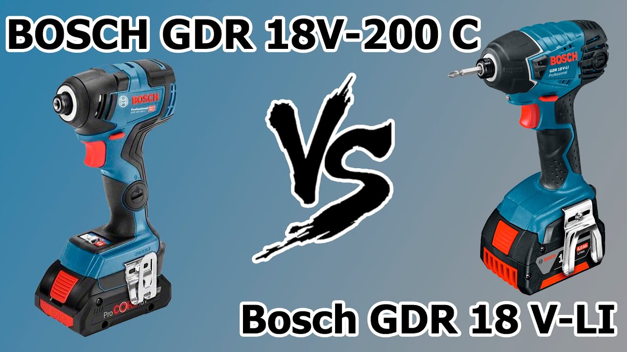 ТОПОВЫЙ ИНСТРУМЕНТ НА СТРОЙКЕ BOSCH GDR 18V-200 C VS BOSCH GDR 18 V-LI смотреть онлайн