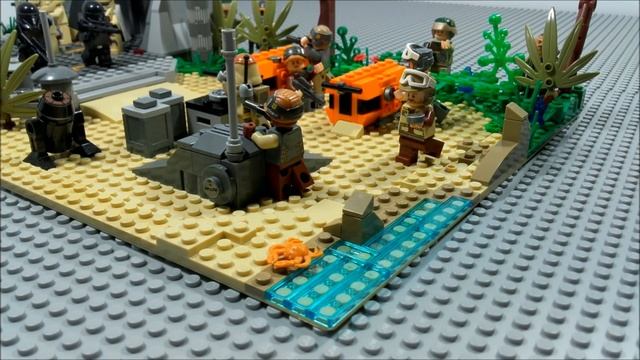 LEGO Rogue One: A Star Wars Story - Battle Of Scarif MOC - Review смотреть онлайн