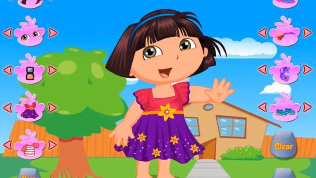 Dora the Explorer Vacations Dress Up (Даша одевается на выходные) - прохождение игры смотреть онлайн
