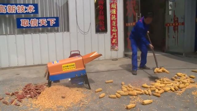 Станок для чистки початков кукурузы