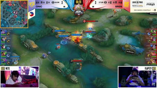 JUARA M2 GA BERKUTIK DI TANGAN ONIC PH MPL-PH S11 ONIC PH VS BREN ESPORT MATCH 1 WEEK 8 DAY 2 смотреть онлайн