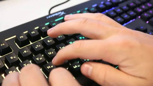 Тест переключателей HyperX Alloy Core RGB смотреть онлайн