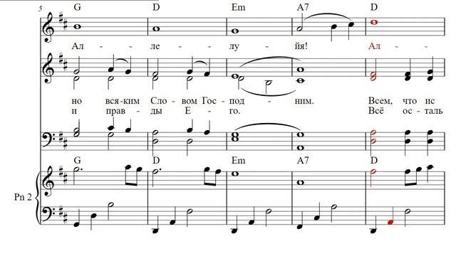 Ноты: «Не хлебом единым» / ‘’Seek ye First The Kingdom of God‘’ / (piano) - PraiseTheLord.ru смотреть онлайн