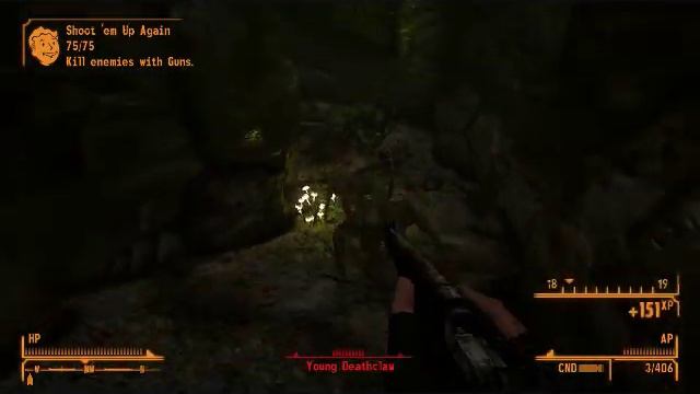 Fallout New Vegas - Deathclaw Cave Raid смотреть онлайн