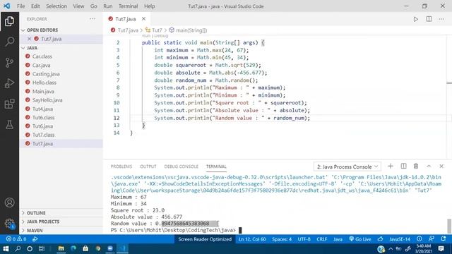 #7. JAVA COURSE: Math for writing algorithms in Java Programming in #Hindi смотреть онлайн