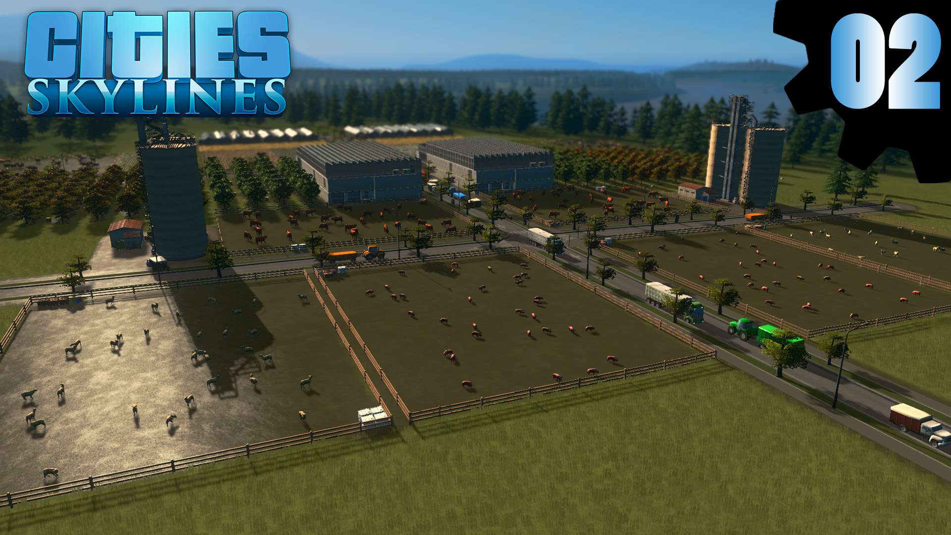Cities: Skylines #2 Сельскохозяйственный район