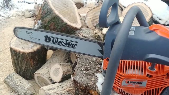 Oleo Mac GSH 560 idle and high RPM смотреть онлайн