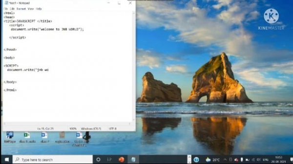 JavaScript Implementation in HTML|| How to write JavaScript code