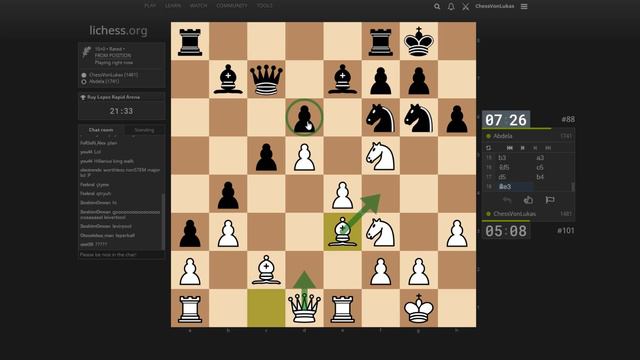 Rapid Chess - Ruy Lopez Rapid Arena tournament #20 part 2 (10+0) смотреть онлайн