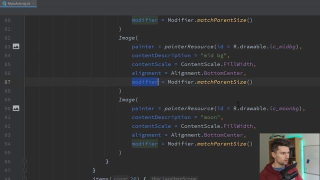 How to Make a Multi-Layer Parallax Scroll Effect in Jetpack Compose - Android Studio Tutorial смотреть онлайн