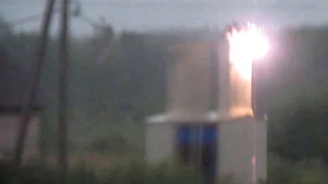 Гроза. Трансформатор. Медынь. 27.07.2015 смотреть онлайн