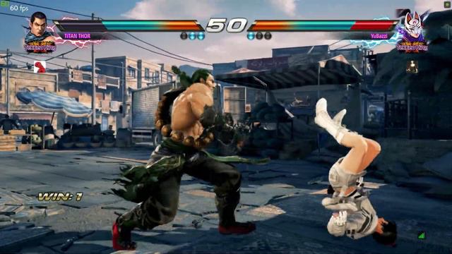 Tekken 7 - Feng Wei [TiTAN_THOR] VS Kunimitsu смотреть онлайн