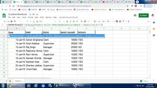 5 Most useful and Advance Google Sheet Formula in Hindi смотреть онлайн