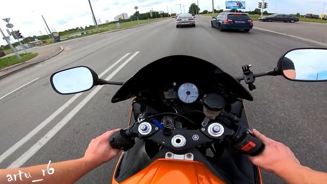 Yamaha r6 | Ямаха р6 | Мой первый выезд в город смотреть онлайн