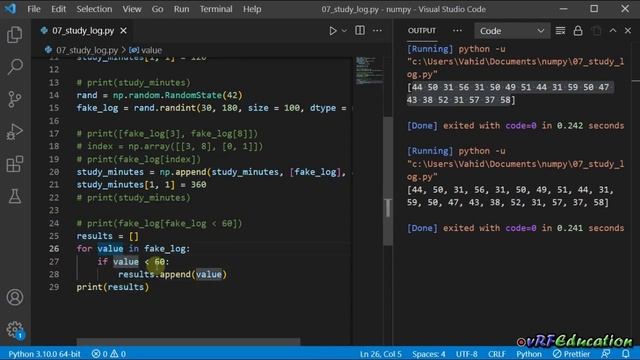 آموزش Numpy - کار با آرایه ها (قسمت دوم) смотреть онлайн