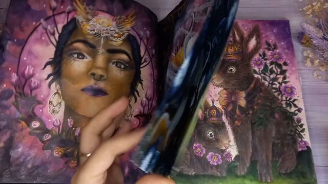 Все раскрашенные иллюстрации в книгах Ханны Карлсон| Раскрашенное в книгах Ханны / My finished page смотреть онлайн