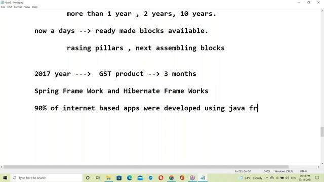 CORE JAVA tutorials || Demo - 2 || by Mr. Nageswar Rao On 23-112021 @6PM IST смотреть онлайн