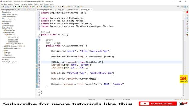#4 PUT API Automation using Rest Assured | How to Automate PUT Api with Rest Assured смотреть онлайн