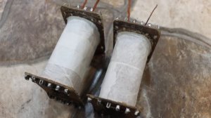 Двухобмоточный дроссель с вольтодобавкой для полуавтомата.