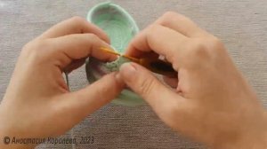 Пинетки ботиночки крючком / Двойная подошва 12см/Авторские