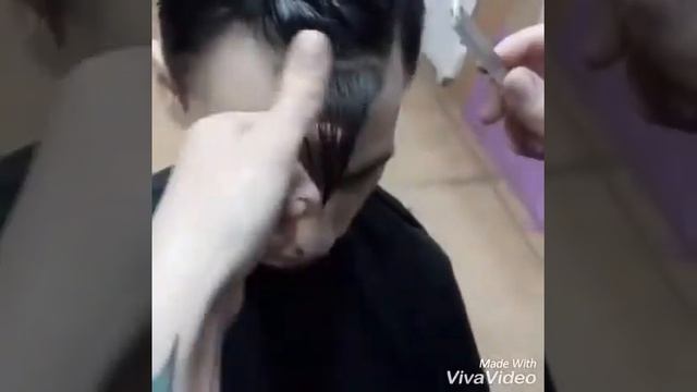 Мужская стрижка в технике Demetrius.Салон Barhat