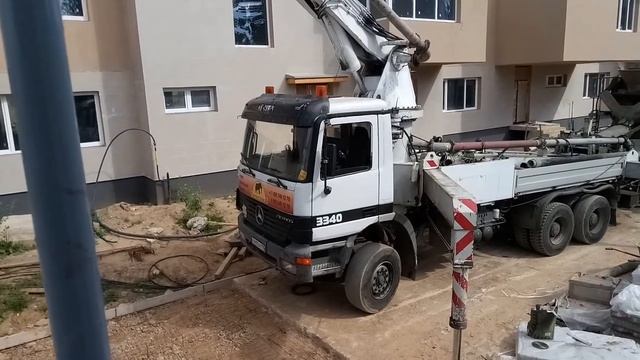 Бетононасос. Работа.(1) смотреть онлайн