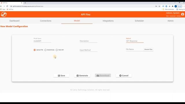 API Finz - Model - Generation from REST API смотреть онлайн