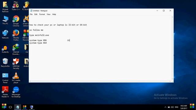 how to check your pc or laptop is 32-bit or 64-bit -- World Advise смотреть онлайн