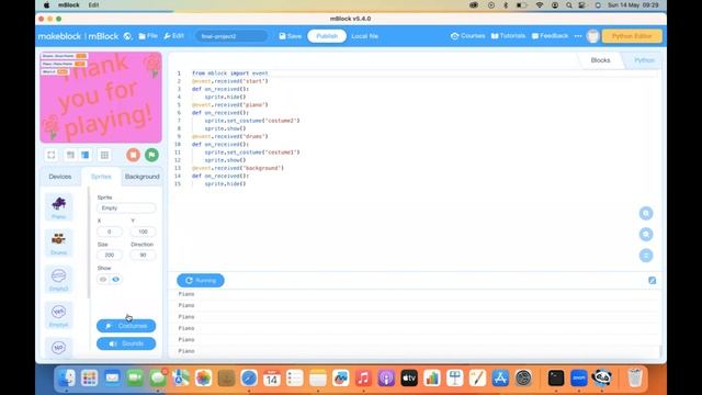24. Яна Краевская. Программирование на языке Python в mBlock. смотреть онлайн
