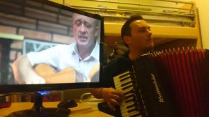 Заходите к нам на огонек - На аккордеоне