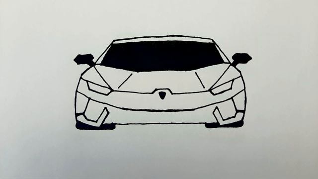 Как нарисовать ЛАМБУ ВЛАДА А4 / How to draw a LAMBO VLADA A4 (Lamborghini huracan performante) смотреть онлайн