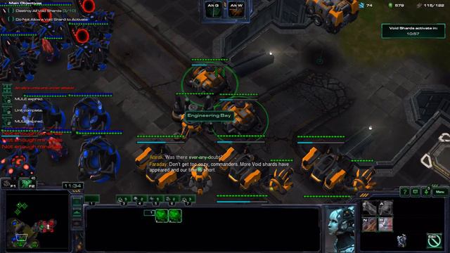 Starcraft 2 Co-Op: Raynor's building order. смотреть онлайн