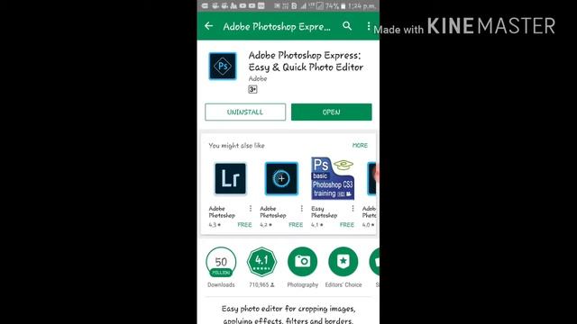 Adobe Photoshop express photo editing app in tamil смотреть онлайн