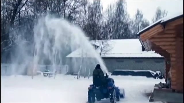 Роторный снегоуборщик для трактора Скаут, Файтер. Селпер от МТДпривод смотреть онлайн