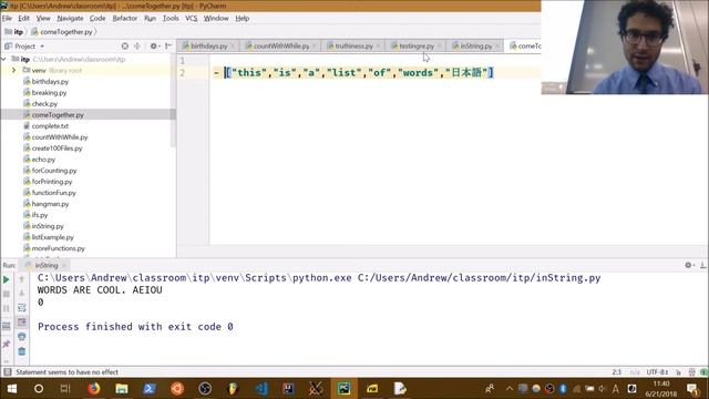 More Strings and Files смотреть онлайн