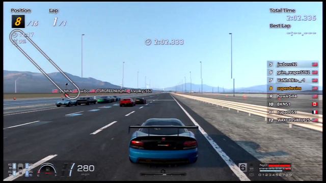 Gran Turismo 6 | Special Stage Route X #10 | SRT VIPER ACR смотреть онлайн