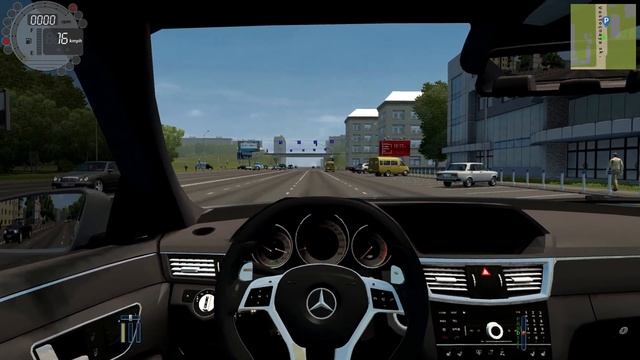 City Car Driving | Mercedes E-CLASS | Normal Driving смотреть онлайн