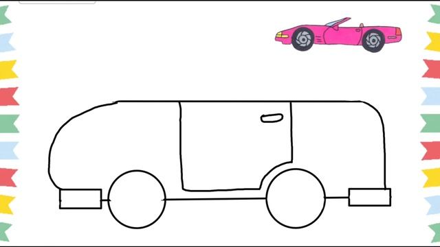 Audi car drawing | Easy car drawing | very easy | Step by step смотреть онлайн