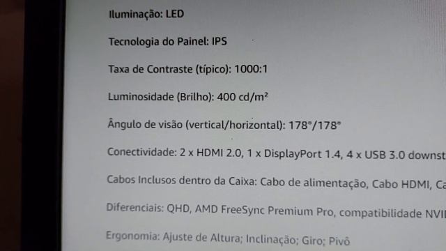 Monitor Dell Gamer 27" S2721DGF Preto em Promoção смотреть онлайн