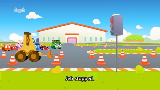 Tire Town School 10 | Safety Class | Cars | Little Fox | Animated Stories For Kids