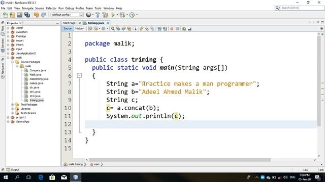 concatenation trim toLowerCase & toUpperCase in string in java in urdu hindi смотреть онлайн