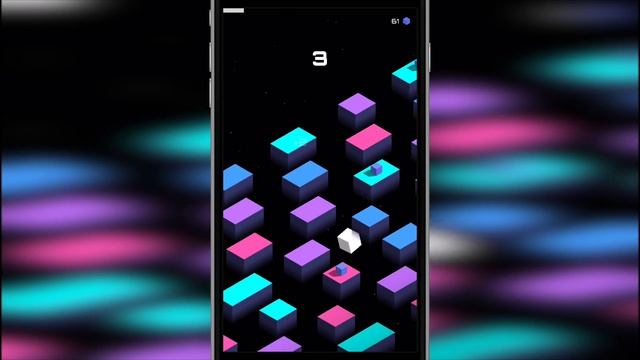 let’s play "Cube Jump" для iOS/Android смотреть онлайн