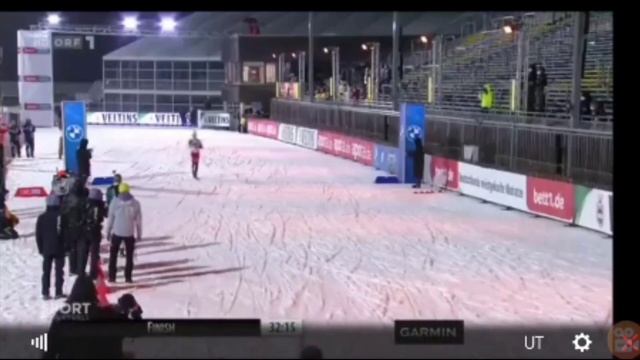 Биатлон. Рождественская гонка. Результаты и краткий обзор. смотреть онлайн